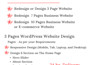 design redesign wordpress elementor website
